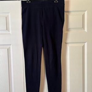 Talbots Navy High-Waisted Leggings